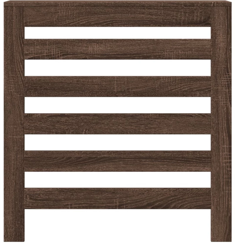 vidaXL Κάλυμμα Καλοριφέρ Καφέ Δρυς 78x20x82 εκ. Επεξεργασμένο Ξύλο