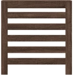 vidaXL Κάλυμμα Καλοριφέρ Καφέ Δρυς 78x20x82 εκ. Επεξεργασμένο Ξύλο