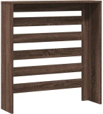 vidaXL Κάλυμμα Καλοριφέρ Καφέ Δρυς 78x20x82 εκ. Επεξεργασμένο Ξύλο
