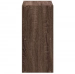 vidaXL Βιβλιοθήκη Καφέ Δρυς 68,5x32x68,5 εκ. από Επεξεργασμένο Ξύλο