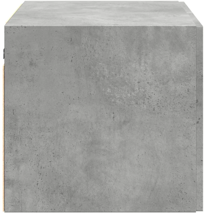 vidaXL Ντουλάπι Τοίχου Γκρι Σκυρ. 70x42,5x40 εκ. Επεξεργασμένο Ξύλο
