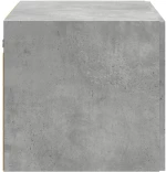 vidaXL Ντουλάπι Τοίχου Γκρι Σκυρ. 70x42,5x40 εκ. Επεξεργασμένο Ξύλο