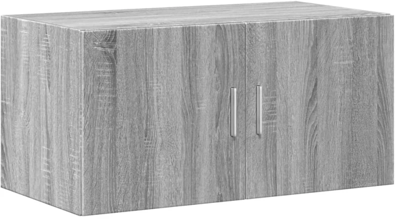 vidaXL Ντουλάπι Τοίχου Γκρι Sonoma 80x42,5x40 εκ. Επεξεργασμένο Ξύλο
