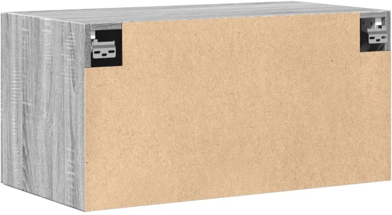 vidaXL Ντουλάπι Τοίχου Γκρι Sonoma 80x42,5x40 εκ. Επεξεργασμένο Ξύλο