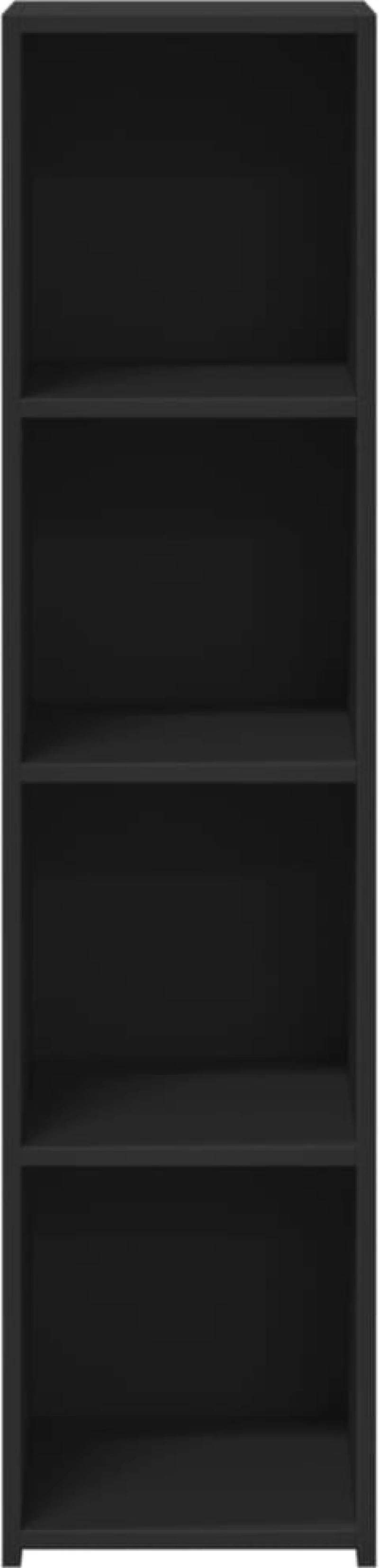 vidaXL Ντουλάπι Μαύρο 30x41x124 εκ. από Επεξεργασμένο Ξύλο