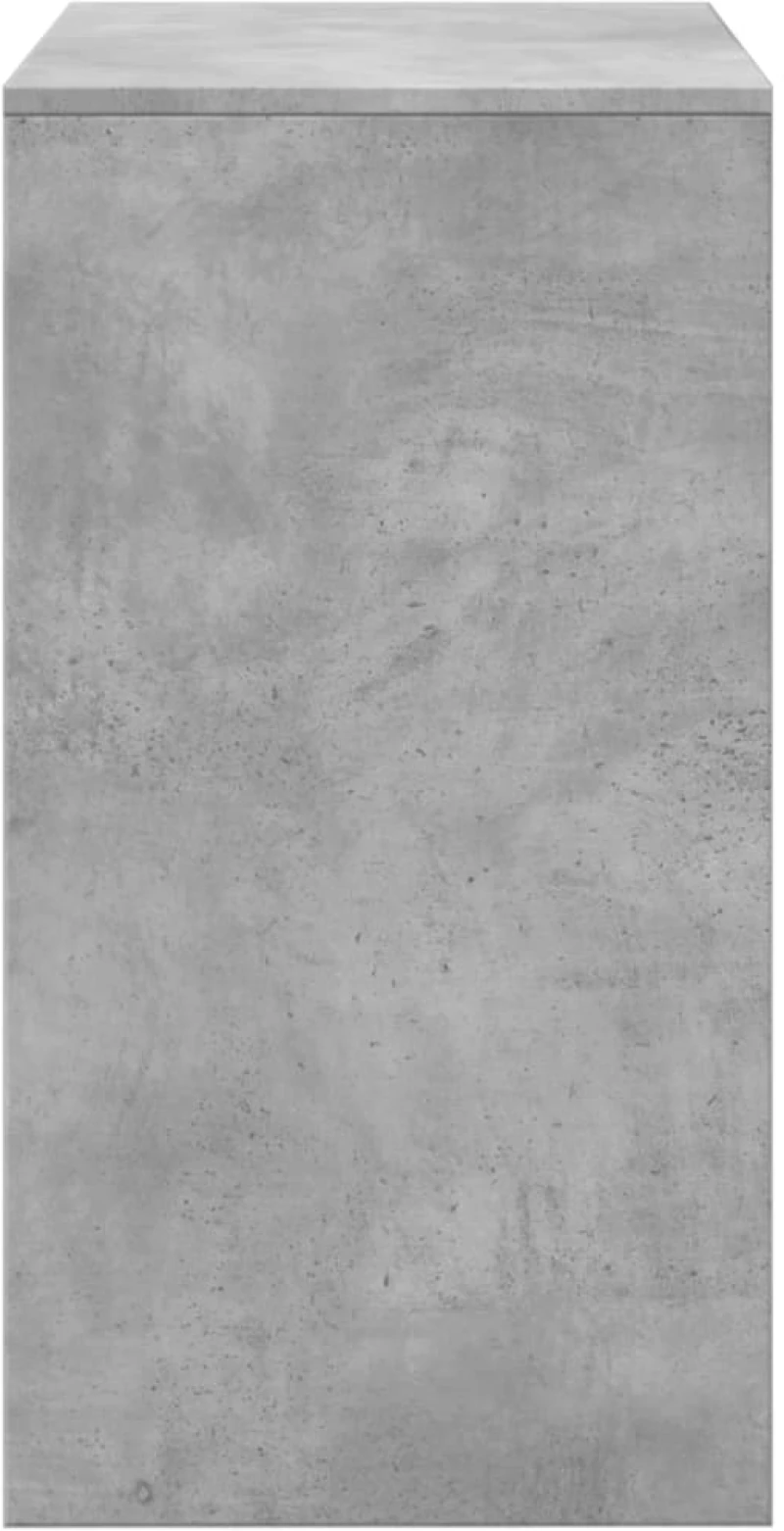 vidaXL Μπουντουάρ με LED Γκρι Σκυροδέματος 60x40x113,5 εκ.