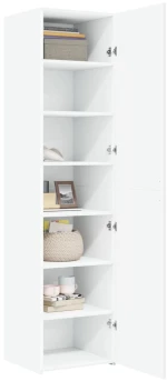 vidaXL Ντουλάπι Λευκό 45x42,5x185 εκ. από Επεξεργασμένο Ξύλο