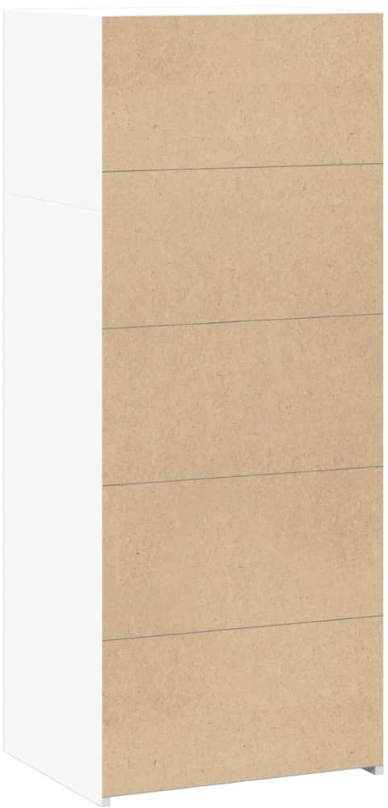vidaXL Ντουλάπι Λευκό 50x41x124 εκ. από Επεξεργασμένο Ξύλο