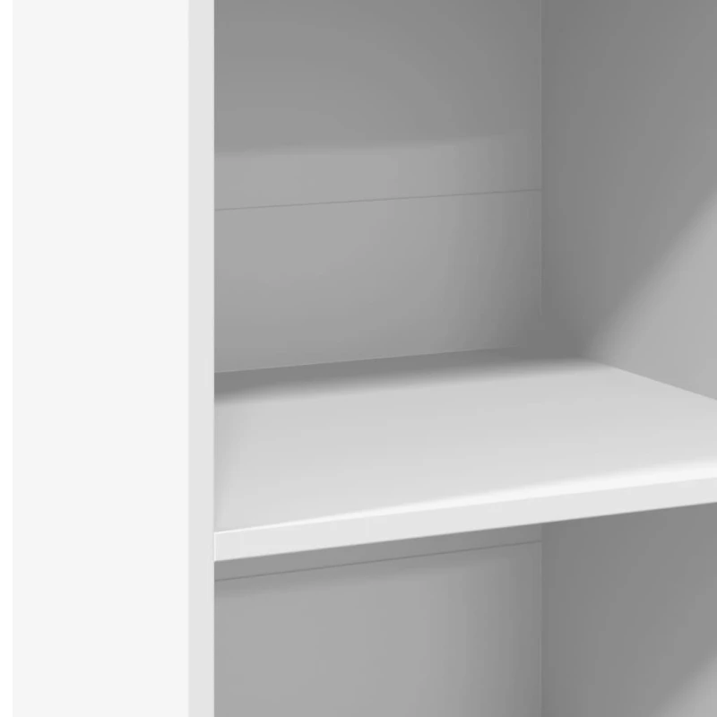 vidaXL Ντουλάπι Λευκό 50x41x124 εκ. από Επεξεργασμένο Ξύλο