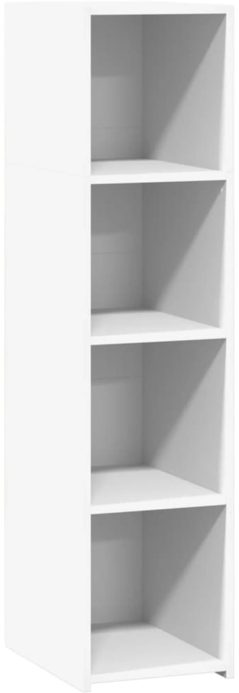 vidaXL Ντουλάπι Λευκό 30x41x124 εκ. από Επεξεργασμένο Ξύλο