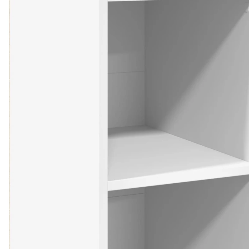 vidaXL Ντουλάπι Λευκό 30x41x124 εκ. από Επεξεργασμένο Ξύλο