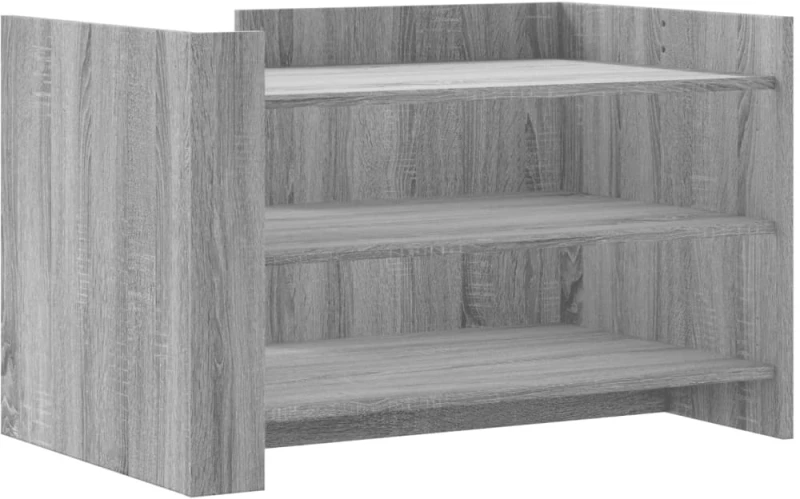vidaXL Τραπεζάκι Σαλονιού Γκρι Sonoma 80x50x50 εκ. Επεξεργασμένο Ξύλο