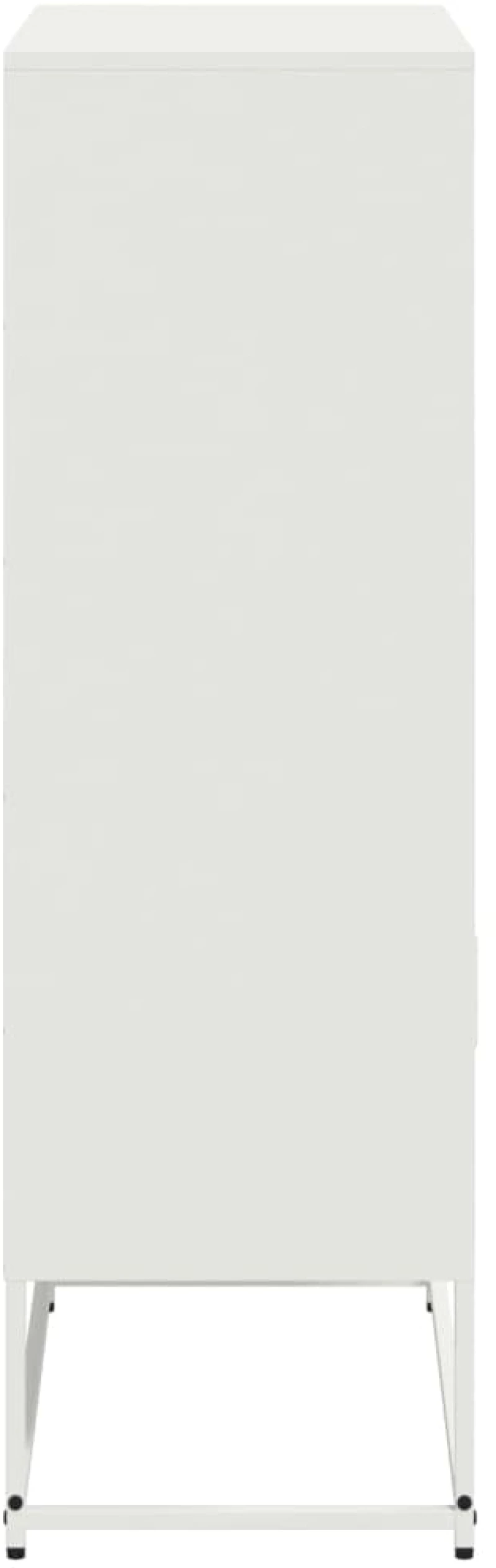 vidaXL Ραφιέρα Λευκή 68,5x38,5x123,5 εκ. από Ατσάλι