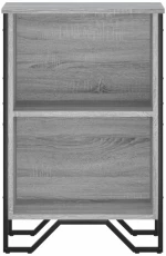 vidaXL Βιβλιοθήκη Γκρι Sonoma 50x31x74,5 εκ. από Επεξεργ. Ξύλο