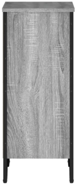 vidaXL Βιβλιοθήκη Γκρι Sonoma 50x31x74,5 εκ. από Επεξεργ. Ξύλο