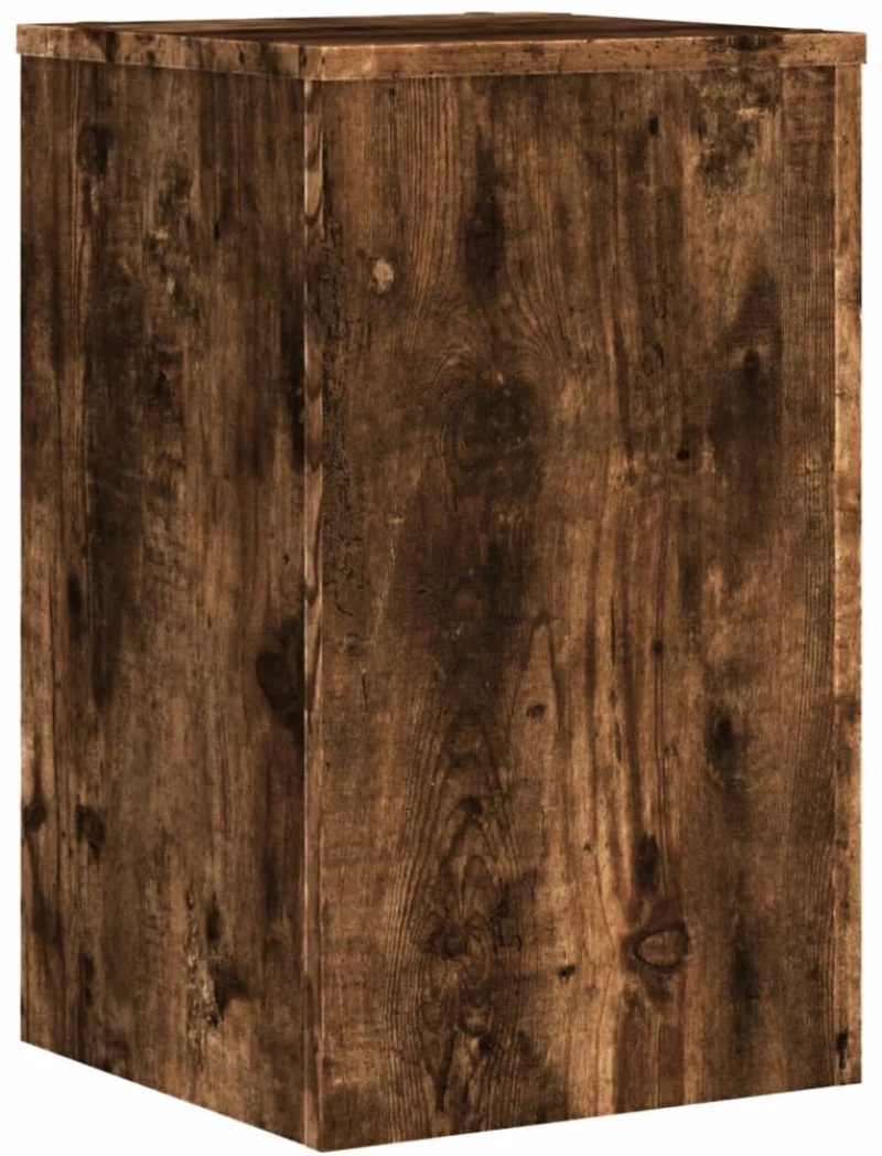 vidaXL Βάσεις Φυτών 2Τεμ. Καπνιστή Δρυς 30x30x50εκ. Επεξεργασμένο Ξύλο