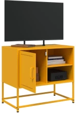 vidaXL Έπιπλο Τηλεόρασης Ανθρακί 100,5x39x60,5 εκ. από Ατσάλι