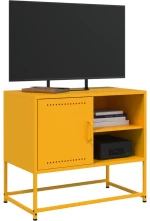 vidaXL Έπιπλο Τηλεόρασης Ανθρακί 100,5x39x60,5 εκ. από Ατσάλι