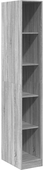 vidaXL Ντουλάπα Γκρι Sonoma 30x50x200 εκ. από Επεξεργασμένο Ξύλο