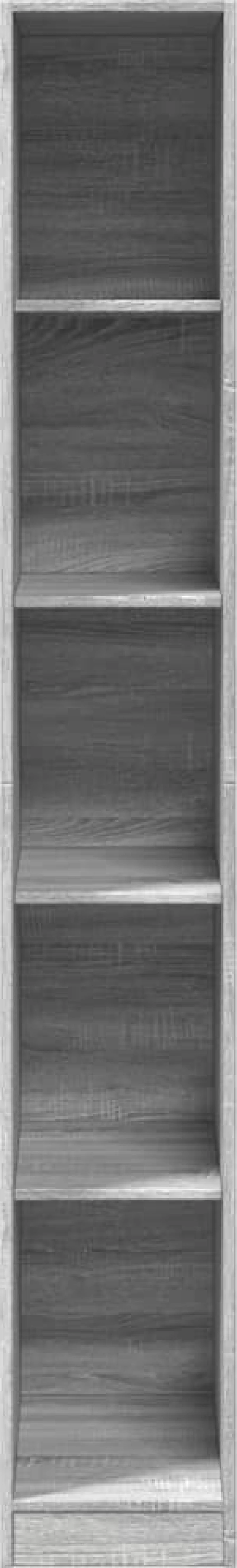 vidaXL Ντουλάπα Γκρι Sonoma 30x50x200 εκ. από Επεξεργασμένο Ξύλο