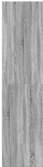 vidaXL Ντουλάπα Γκρι Sonoma 30x50x200 εκ. από Επεξεργασμένο Ξύλο