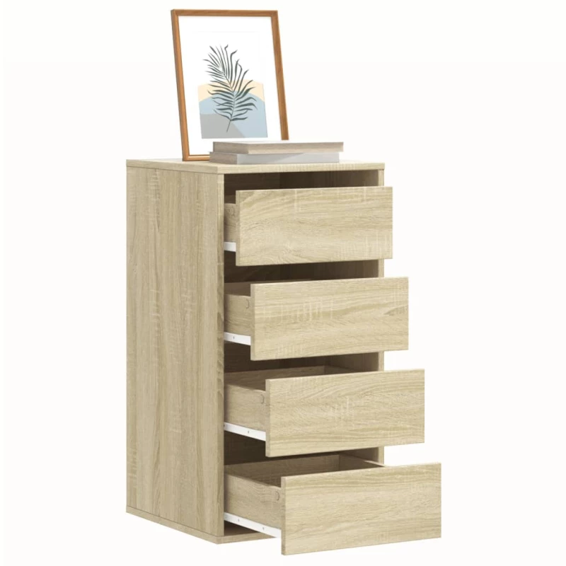 vidaXL Συρταριέρα Sonoma Δρυς 40x41x76 εκ. από Επεξεργ. Ξύλο