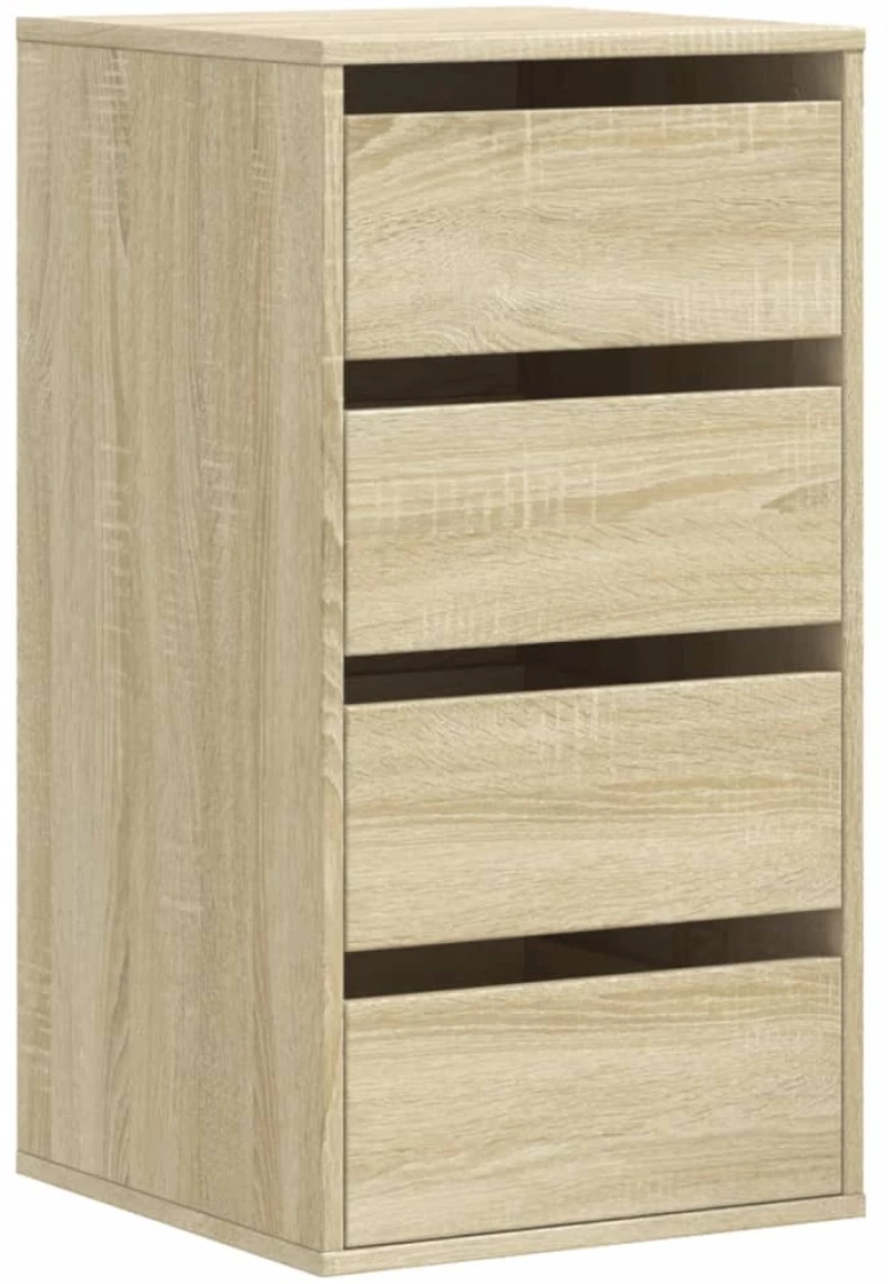 vidaXL Συρταριέρα Sonoma Δρυς 40x41x76 εκ. από Επεξεργ. Ξύλο