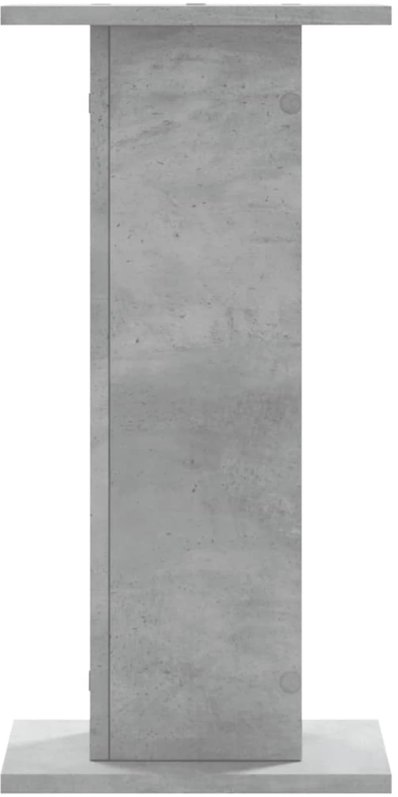 vidaXL Βάσεις Φυτών 2 τεμ. Γκρι Σκυρ. 30x30x60 εκ. Επεξεργασμένο Ξύλο