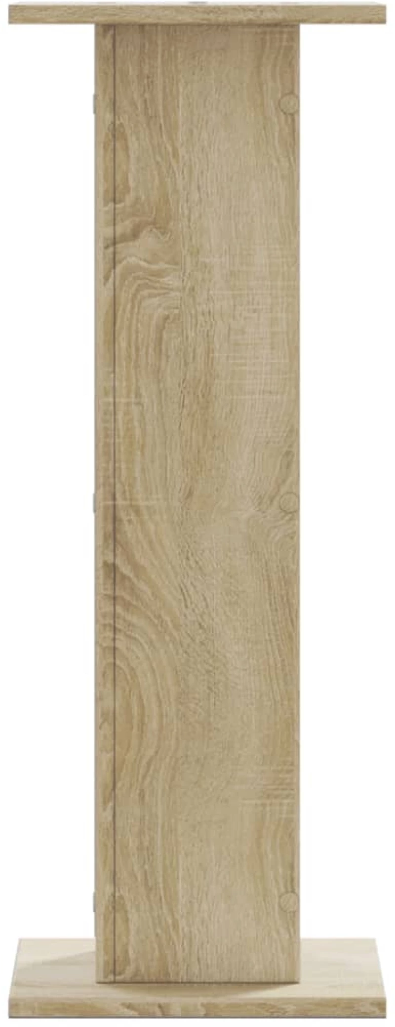vidaXL Βάσεις Φυτών 2 Τεμ. Sonoma Δρυς 30x30x80 εκ. Επεξεργασμένο Ξύλο