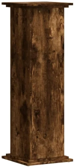 vidaXL Βάσεις Φυτών Καπνιστή Δρυς 33x33x100εκ Επεξεργασμένο Ξύλο