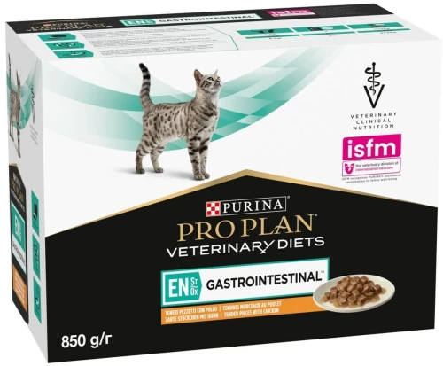 Γατοτροφή Purina Pro Plan Veterinary Diets Κοτόπουλο 10 x 85 g