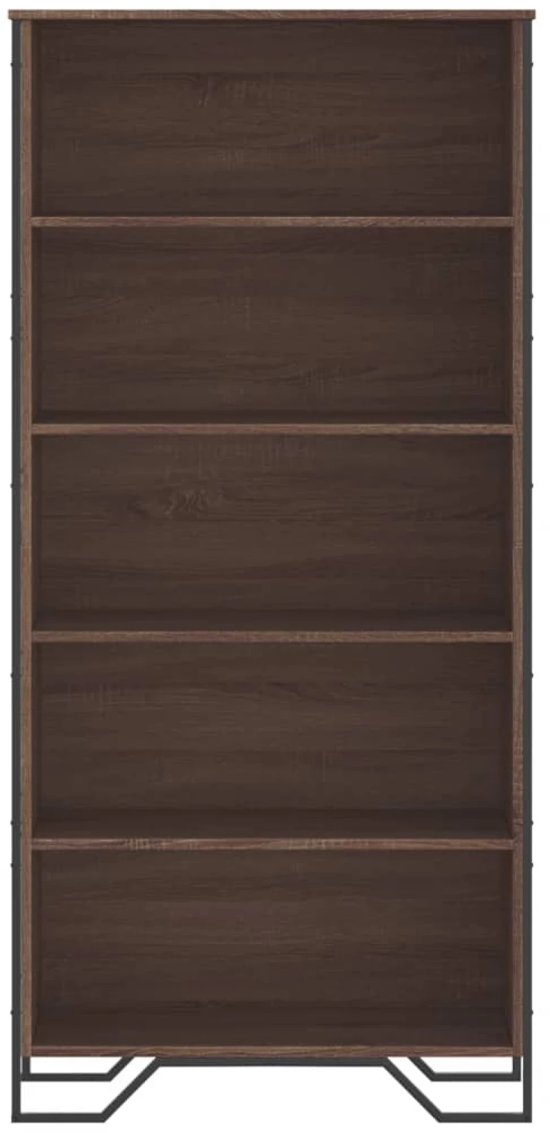 vidaXL Βιβλιοθήκη Καφέ Δρυς 80x31x169 εκ. από Επεξεργασμένο Ξύλο
