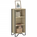 vidaXL Βιβλιοθήκη Sonoma Δρυς 50x31x106 εκ. από Επεξεργασμένο Ξύλο