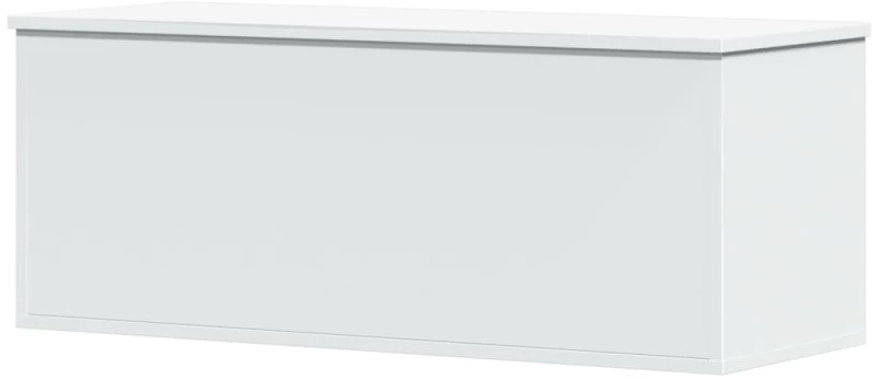 vidaXL Κουτί Αποθήκευσης Λευκό 90x35x35 εκ. από Επεξεργασμένο Ξύλο