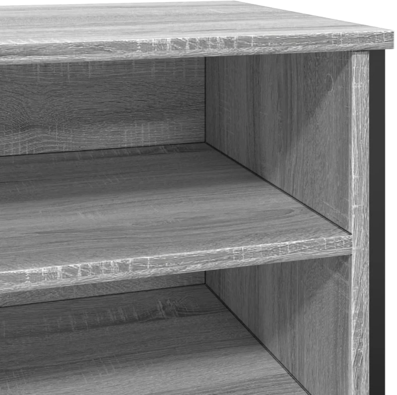 vidaXL Παπουτσοθήκη Γκρι Sonoma 80x38x78 εκ. από Επεξεργασμένο Ξύλο