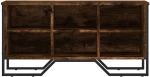 vidaXL Παπουτσοθήκη Καπνιστή Δρυς 90x38x45,5 εκ. από Επεξεργ. Ξύλο