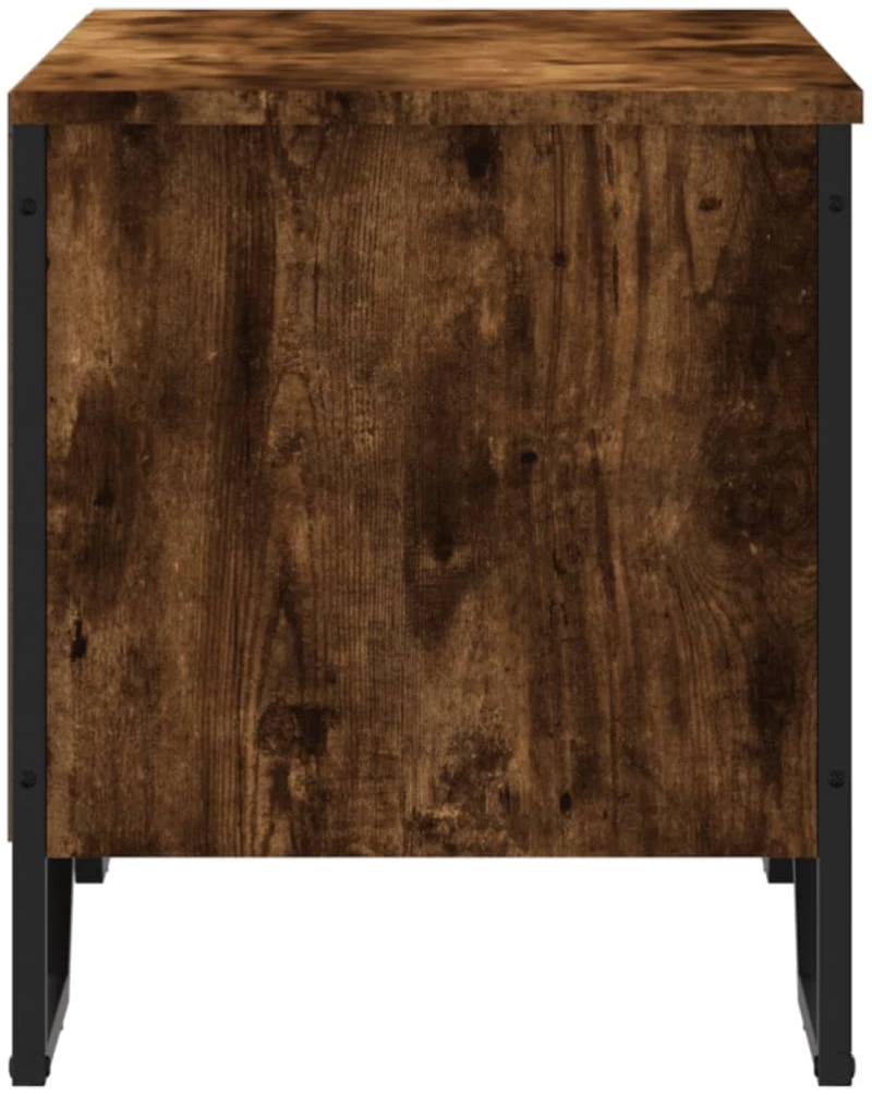 vidaXL Παπουτσοθήκη Καπνιστή Δρυς 90x38x45,5 εκ. από Επεξεργ. Ξύλο