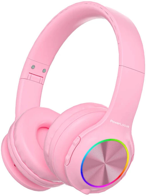 Wireless Headphones for kids PowerLocus PLED (pink)