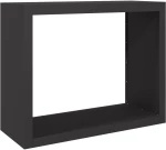 vidaXL Ράφι Καυσόξυλων Μαύρο 100x40x80 εκ. Ατσάλινο