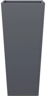 vidaXL Ζαρντινιέρα Κήπου Ανθρακί 35x35x75 εκ από Ατσάλι