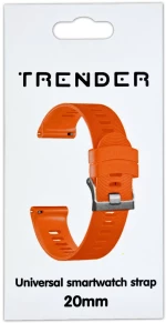 Ανταλλακτικό Λουράκι Trender TR-SL20OR Σιλικόνης 20mm Πορτοκαλί