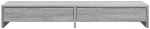 vidaXL Βάση Οθόνης με Συρτάρια Γκρι Sonoma 100x27x15 εκ. Επεξεργ. Ξύλο