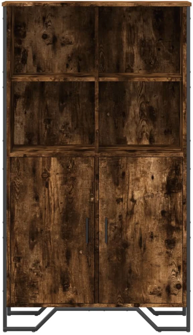vidaXL Ντουλάπι Καπνιστή Δρυς 79,5x35,5x137,5 εκ. Επεξεργασμένο Ξύλο
