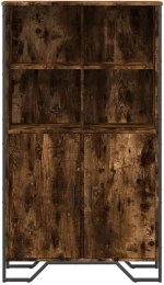 vidaXL Ντουλάπι Καπνιστή Δρυς 79,5x35,5x137,5 εκ. Επεξεργασμένο Ξύλο