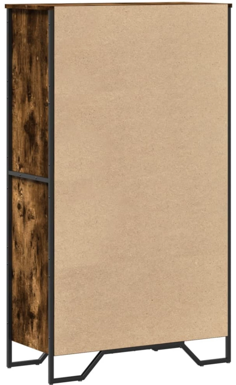 vidaXL Ντουλάπι Καπνιστή Δρυς 79,5x35,5x137,5 εκ. Επεξεργασμένο Ξύλο