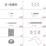 vidaXL Κοτέτσι 268x100x190 εκ. Μεταλλικό
