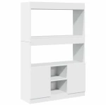 vidaXL Ντουλάπι Λευκό 92x33x140 εκ. από Επεξεργασμένο Ξύλο