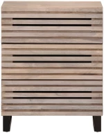 vidaXL Ντουλάπια 2 Τεμ. 60x34x75 εκ. από Μασίφ Ξύλο Μάνγκο