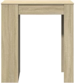 vidaXL Τραπέζι Μπαρ με Ράγες Sonoma Δρυς 95x47x103,5 εκ Επεξεργ. Ξύλο
