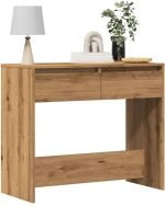 vidaXL Τραπέζι Κονσόλα Αρτισιανή Δρυς 89x41x76,5 εκ Επεξεργασμένο Ξύλο